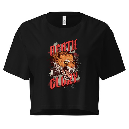 [ID: 636-G479] Death or Glory - Fierce Animal Women's Crop Top