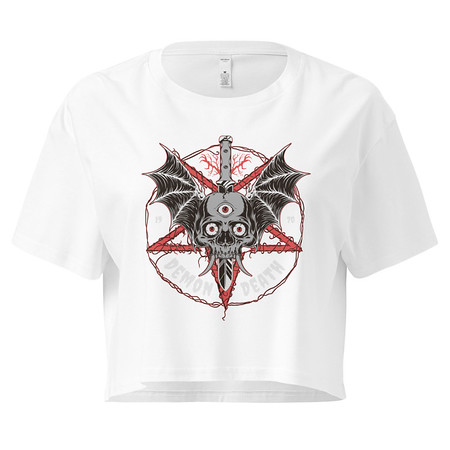 [ID: 636-G486] DEMON DEATH Women's Crop Top