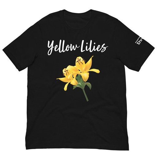 KNITTD Yellow Lilies Unisex T-Shirt