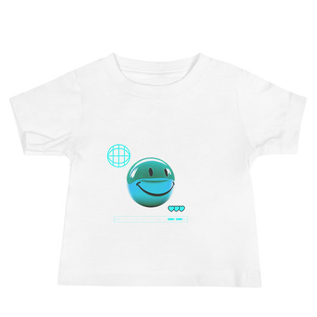 [ID: 305-G20] Abstract Y2K Baby Staple Tee