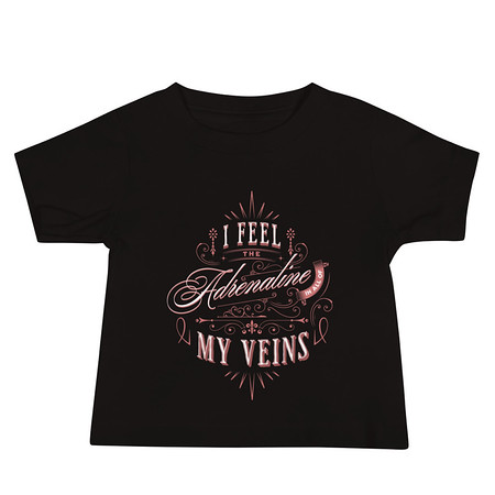 [ID: 305-G24] Adrenaline in my Veins - Victorian Baby Staple Tee