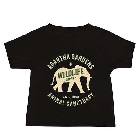 [ID: 305-G33] Agartha Gardens Wildlife - Animal Sanctuary Baby Staple Tee