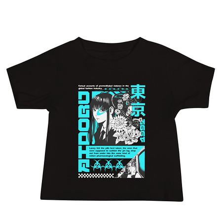 [ID: 305-G35] Aidoru - Japanese Anime Girl Baby Staple Tee