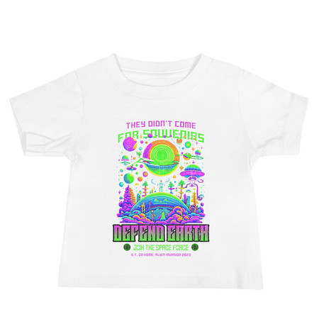 [ID: 305-G38] Alien Invasion Baby Staple Tee