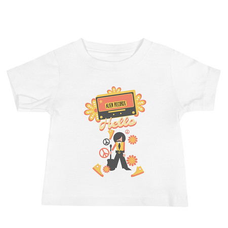 [ID: 305-G39] Alien Records  Baby Staple Tee