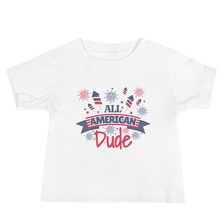 [ID: 305-G42] All American Baby Staple Tee
