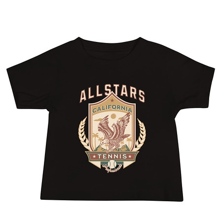 [ID: 305-G46] All Stars Tennis - Eagle Badge Baby Staple Tee