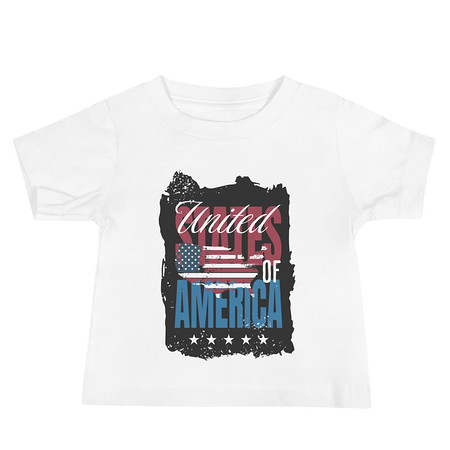 [ID: 305-G59] America (3) Baby Staple Tee