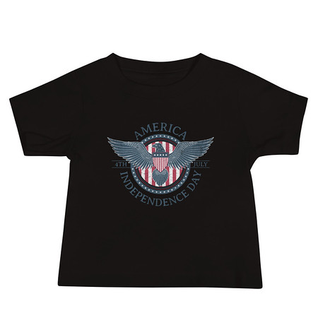 [ID: 305-G67] American Eagle Badge Baby Staple Tee