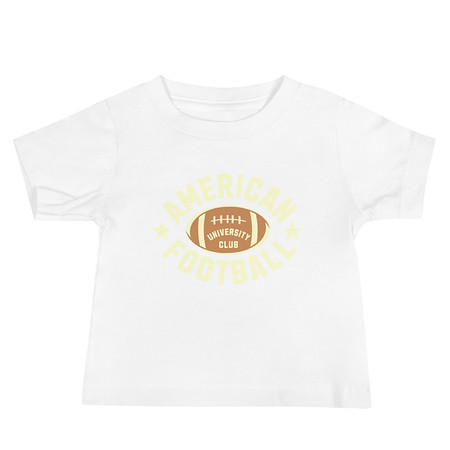 [ID: 305-G69] American Football - Athletic Sports Baby Staple Tee