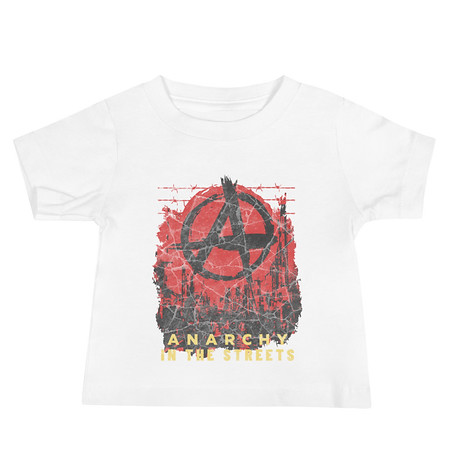 [ID: 305-G78] Anarchy In The Street Baby Staple Tee