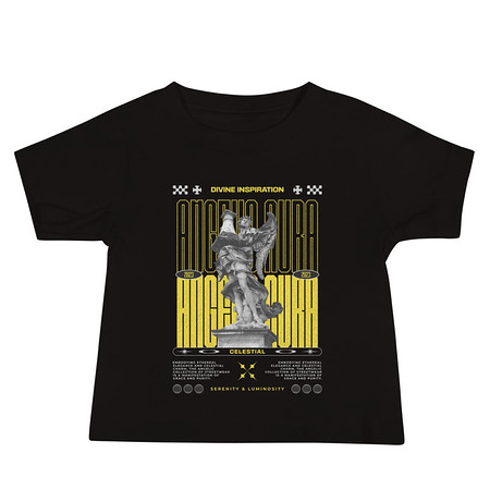 [ID: 305-G82] Angelic Aura Streetwear Baby Staple Tee