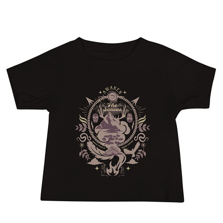 [ID: 305-G119] Awaken The Senses - Coffee Beans Baby Staple Tee