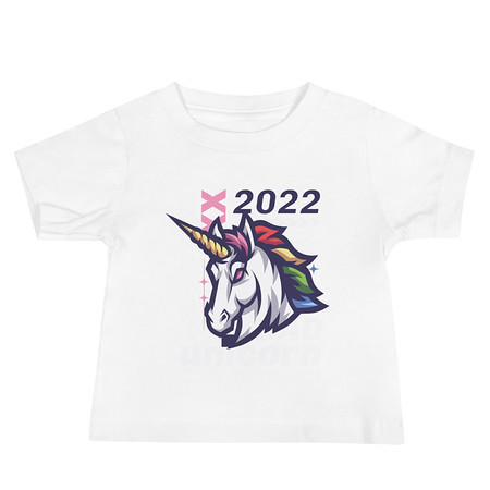 [ID: 305-G128] Bad Unicorn - Horse Baby Staple Tee