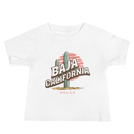 [ID: 305-G132] Baja Cali Mexico Baby Staple Tee