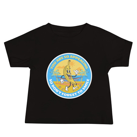 [ID: 305-G135] Banana project _-) Baby Staple Tee