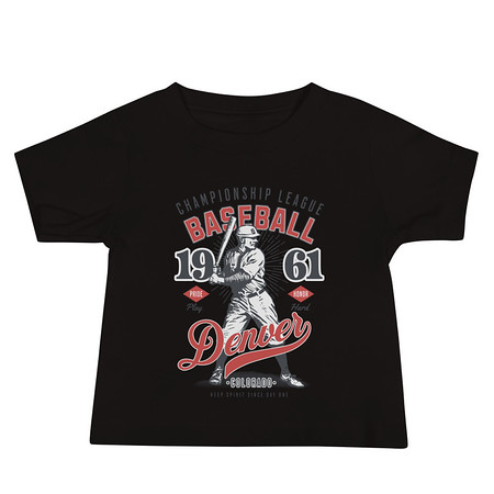 [ID: 305-G140] Baseball Championship League - University Sports Team Baby Staple Tee