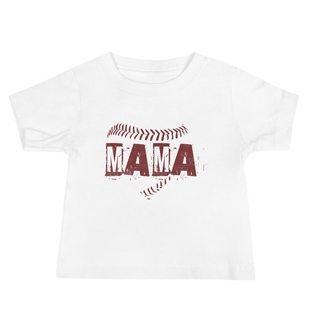 [ID: 305-G142] Baseball MAMA Baby Staple Tee