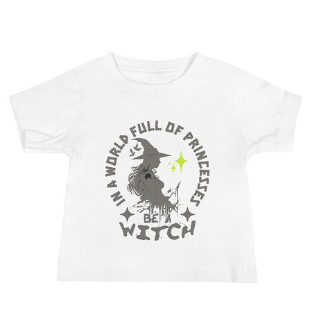 [ID: 305-G153] Be A Witch Baby Staple Tee
