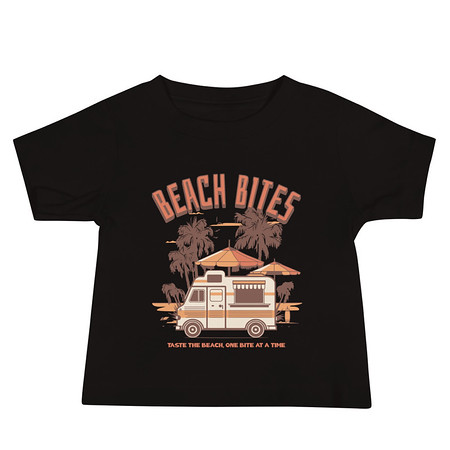 [ID: 305-G162] Beach Bites Baby Staple Tee