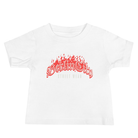 [ID: 305-G183] Berlin City Streetwear - Fire Baby Staple Tee