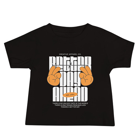 [ID: 305-G192] Better Day Ahead Baby Staple Tee