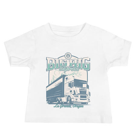 [ID: 305-G202] Big Rig Express Baby Staple Tee