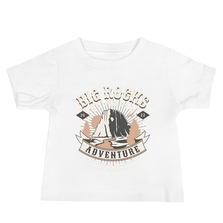 [ID: 305-G203] Big Rocks Climbing - Outdoor Adventure Baby Staple Tee
