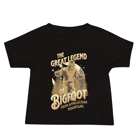 [ID: 305-G206] Bigfoot Legend  - Appalachian Forest Baby Staple Tee