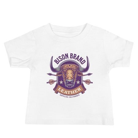 [ID: 305-G211] Bison Brand Leather - Animal Baby Staple Tee