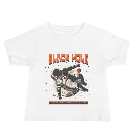 [ID: 305-G224] Black Hole Baby Staple Tee