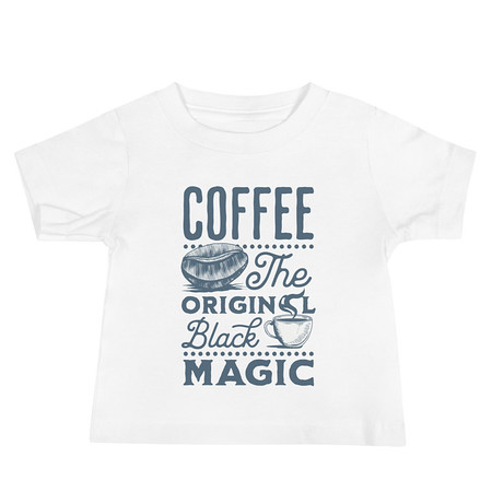 [ID: 305-G227] Black Magic Coffee - Simple Cup Baby Staple Tee
