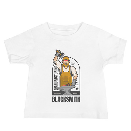 [ID: 305-G232] Blacksmith Workshop - Metalwork Baby Staple Tee