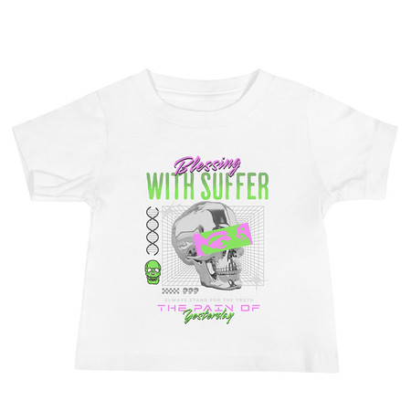 [ID: 305-G235] Blessing With Suffer Baby Staple Tee