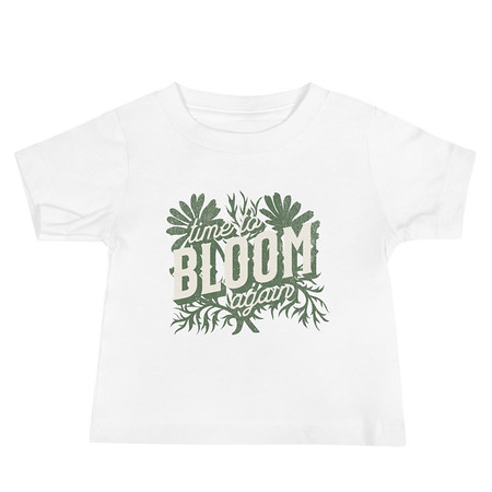 [ID: 305-G239] Bloom Again Baby Staple Tee