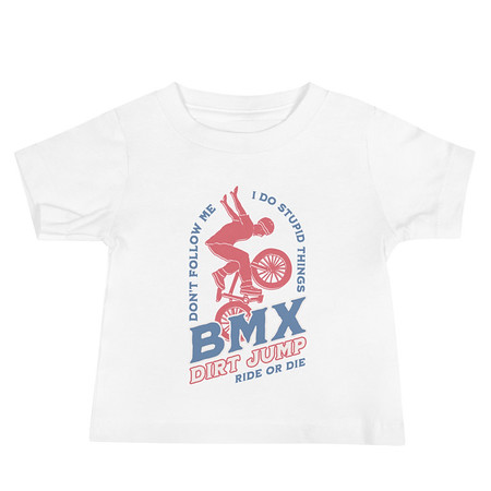 [ID: 305-G244] BMX Dirt Jump - Extreme Sports Baby Staple Tee