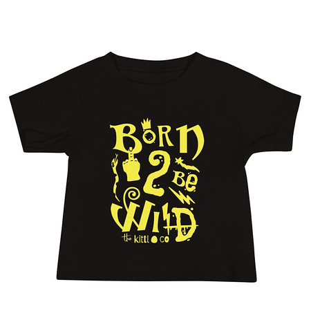 [ID: 305-G255] Born 2 Be Wild Baby Staple Tee