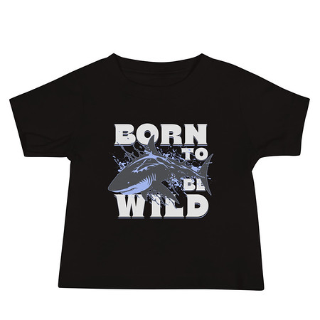 [ID: 305-G264] BORN TO BE WILD Baby Staple Tee