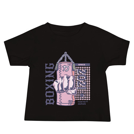 [ID: 305-G277] Boxing Fist - Punching Bag Baby Staple Tee
