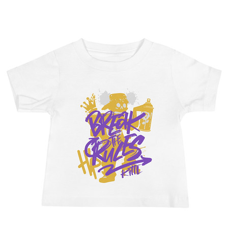 [ID: 305-G282] Break the Rules Graffiti - Spray Paint Baby Staple Tee