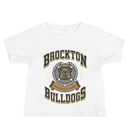 [ID: 305-G286] Brockton Bulldogs Baby Staple Tee