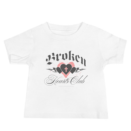 [ID: 305-G287] Broken Hearts Club Baby Staple Tee