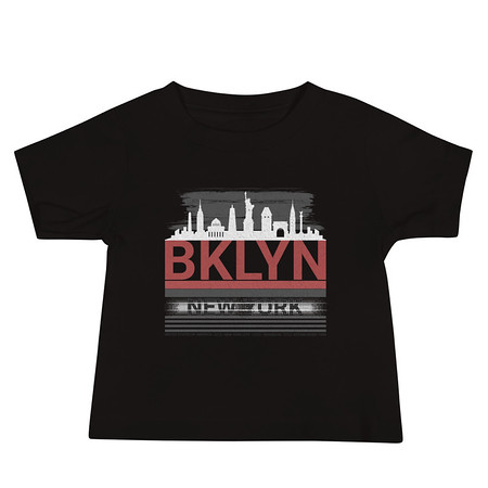 [ID: 305-G289] Brooklyn -New York   Baby Staple Tee