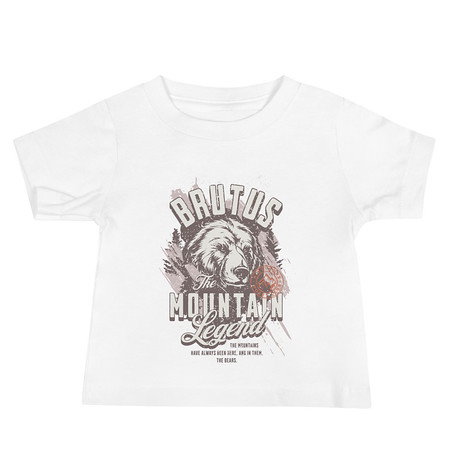 [ID: 305-G292] Brutus Mountain Legend Baby Staple Tee