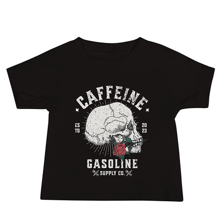 [ID: 305-G309] CAFFEINE GASOLINE Baby Staple Tee