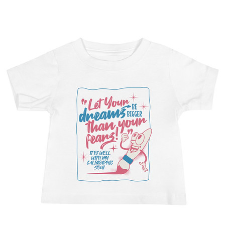 [ID: 305-G320] Calligraphic Soul Baby Staple Tee
