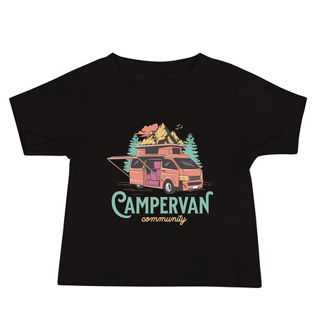 [ID: 305-G322] Campervan Community - Outdoor Adventure Baby Staple Tee