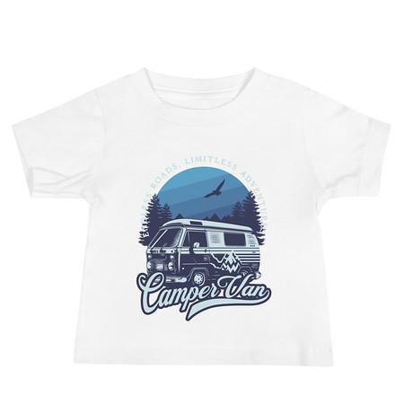 [ID: 305-G323] Campervan Baby Staple Tee