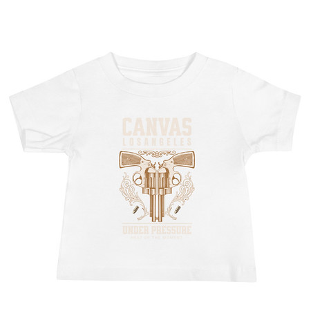 [ID: 305-G332] Canvas Los Angeles under pressure Baby Staple Tee