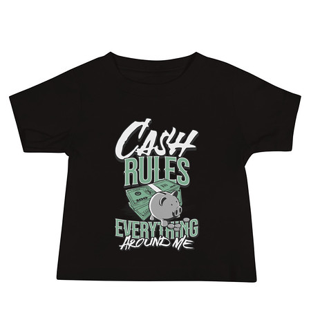 [ID: 305-G336] Cash Rules Baby Staple Tee